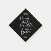 少ないながらも激しいWilliam Shakespeareのブラシスクリプト スタンダードカクテルナプキン (角)