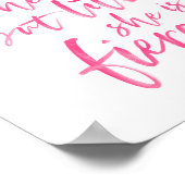 少ないながらも激しいWilliam Shakespeareのブラシスクリプト ポスター (角)