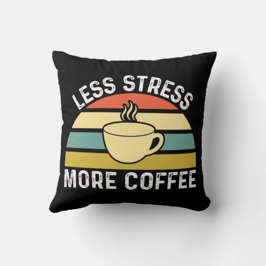 少ないストレスもっとコーヒー クッション (裏面)