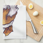 少ない吠え声、より多くの揺れ キッチンタオル (四つ折り)