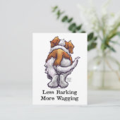 少ない吠え声、より多くの揺れ ポストカード (スタンド正面)