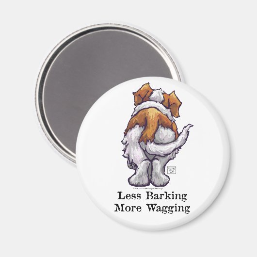 少ない吠え声、より多くの揺れ マグネット (正面/裏面)