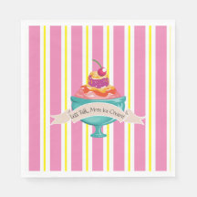 少ない話、より多くのアイスクリーム紙ナプキン