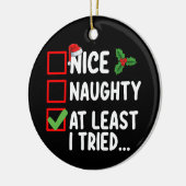 少なくといけなも私はクリスマスリストHolidを試した セラミックオーナメント (左)