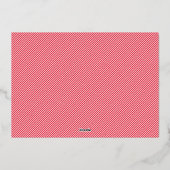 少なくとおもしろいも我々は休日の写真フォイルを試実在してみた 箔シーズンカード (裏面)