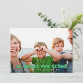 少なくとおもしろいも、私たちは休日の写真カードを試した シーズンカード (スタンド正面)