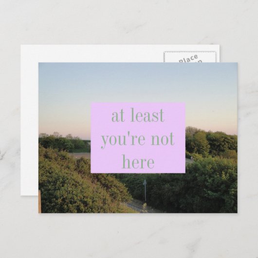 少なくともあなたははここにいない ポストカード (正面/裏面)