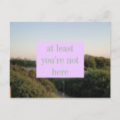 少なくともあなたははここにいない ポストカード (正面)