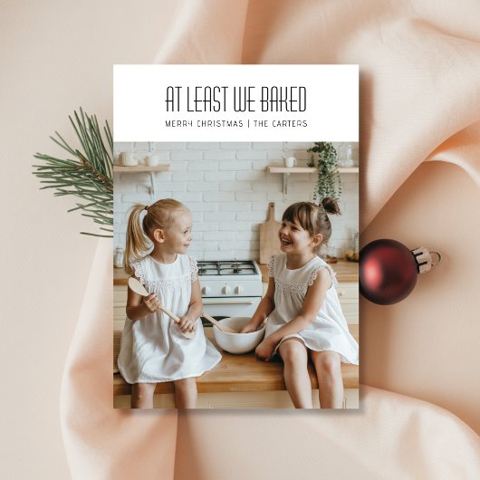 少なくともクリスマス焼いたのおもしろい写真 シーズンカード
