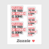 少なくとも女性戦争は順調に進んでいる シール (シート)