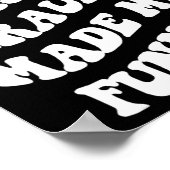 少なくとも私のトラウマは私に精神的な健康を認識おもしろい ポスター (角)