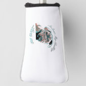 少なくとも私のブルドッグは私を愛している ゴルフヘッドカバー (回転90)