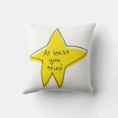 少なくとも試してみた – Yellow Star クッション (裏面)