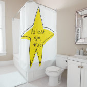少なくとも試してみた – Yellow Star シャワーカーテン (インサイチュ)