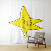 少なくとも試してみた – Yellow Star タペストリー (インサイチュ)