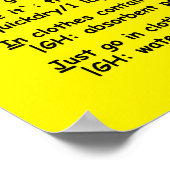 「少なく抑える」メディア・ポスター ポスター (角)