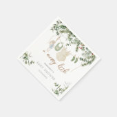 少メリーし | ボホガール冬の赤ちゃんシャワー スタンダードカクテルナプキン (角)