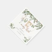 少メリーし | Boho男の子の冬の赤ちゃんシャワー スタンダードカクテルナプキン (角)