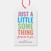 少モダンしカラフルお願いしたいことがある ギフトタグ (裏面)