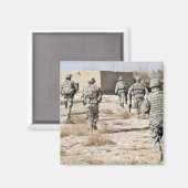 少人数の武器攻撃に応える兵士 マグネット (正面/裏面)