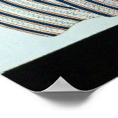 少女お洒落美しいファッション衣装デザイン ポスター (角)