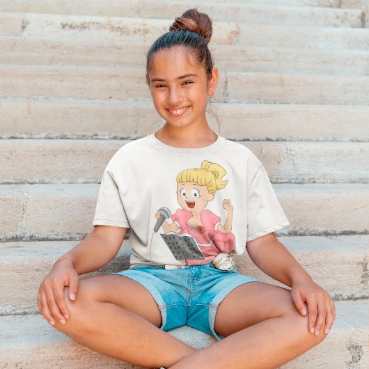 少女が歌う Tシャツ