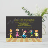 少女たちのダンス発表会の招待状 招待状 (スタンド正面)
