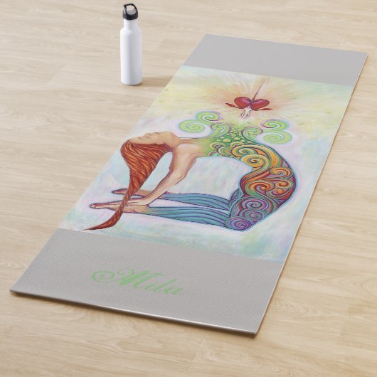 少女とチャクラ瞑想 ヨガマット (インサイチュ)