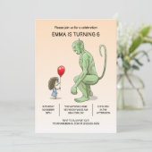 少女とトロール 誕生日の招待状 招待状 (スタンド正面)