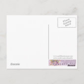 少女と彼女の猫のかわいいプリンセスファンタジーアート ポストカード (裏面)