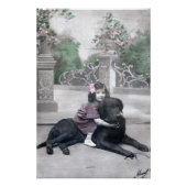 少女と愛犬 ポスター (正面)