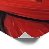 少女と犬 | AIアートポスター ポスター (角)