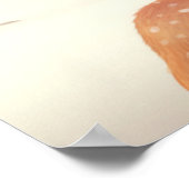 少女と鹿のハグ ポスター (角)