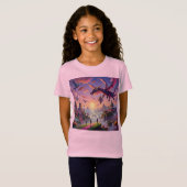 少女のファンタジーTシャツ Tシャツ (正面フル)