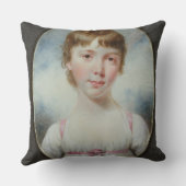 少女のミニチュア クッション (裏面)