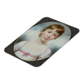 少女のミニチュア マグネット (左側)