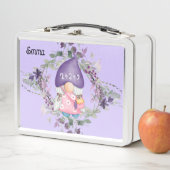 少女の子供のための弁当箱 メタルランチボックス (インサイチュ)