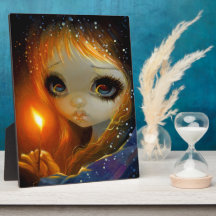 『少女の少女』の額