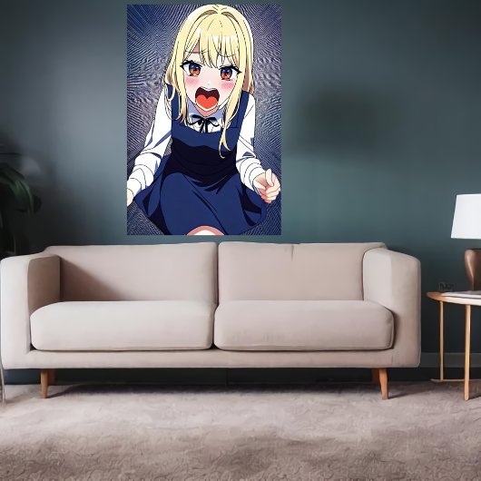 少女の悲鳴 | AI Art ポスター