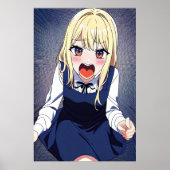 少女の悲鳴 | AI Art ポスター (正面)