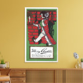 少女の持ち人形と燭台 キャンバスプリント (インサイチュ (リビング))