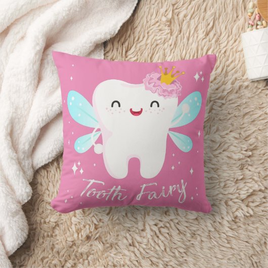 少女の歯の妖精 クッション (ブランケット)