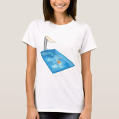 少女の水泳 Tシャツ (正面)