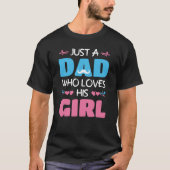 少女の父の日を愛しているだけのパパ Tシャツ (正面)