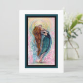 「少女の礼拝」 フラットカード 招待状 (スタンド正面)