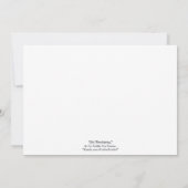 「少女の礼拝」 フラットカード 招待状 (裏面)