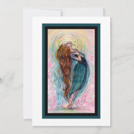 「少女の礼拝」 フラットカード 招待状