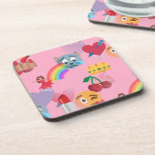 少女の絵文字 コースター (左側)