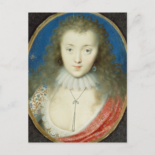 少女の肖像 ポストカード (正面)