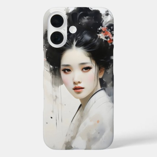 少女の芸者 Case-Mate iPhoneケース (裏面)